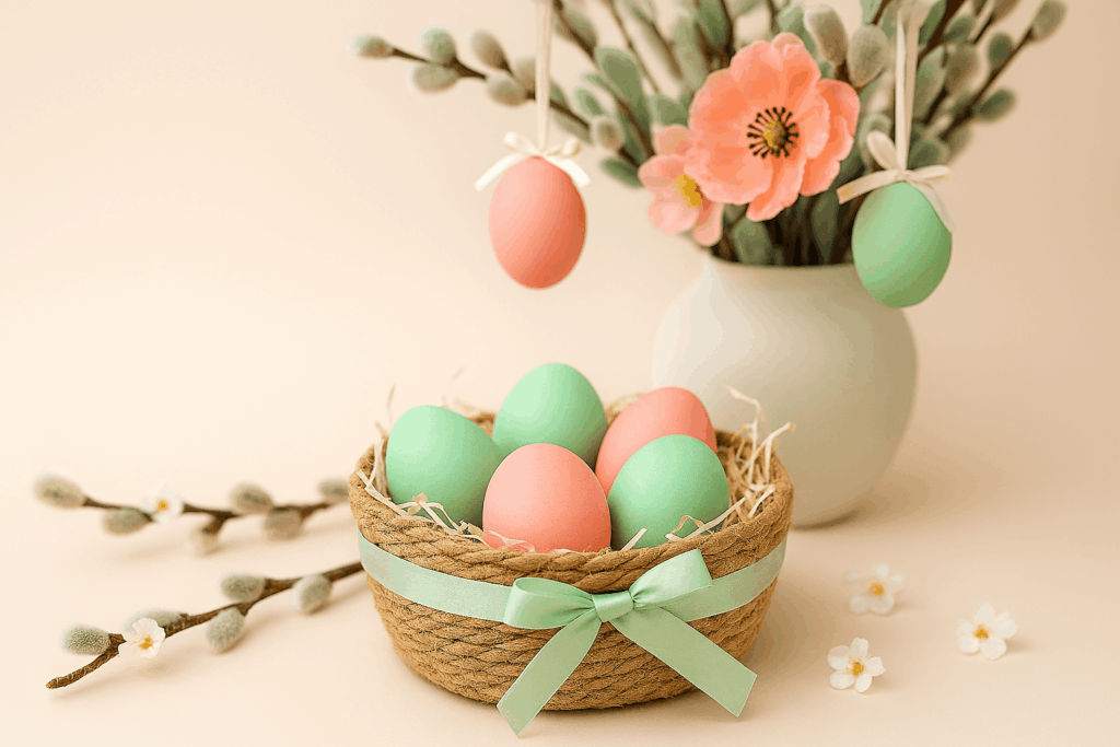 Ostereier in Coral‑Mint – der Trendlook 2026