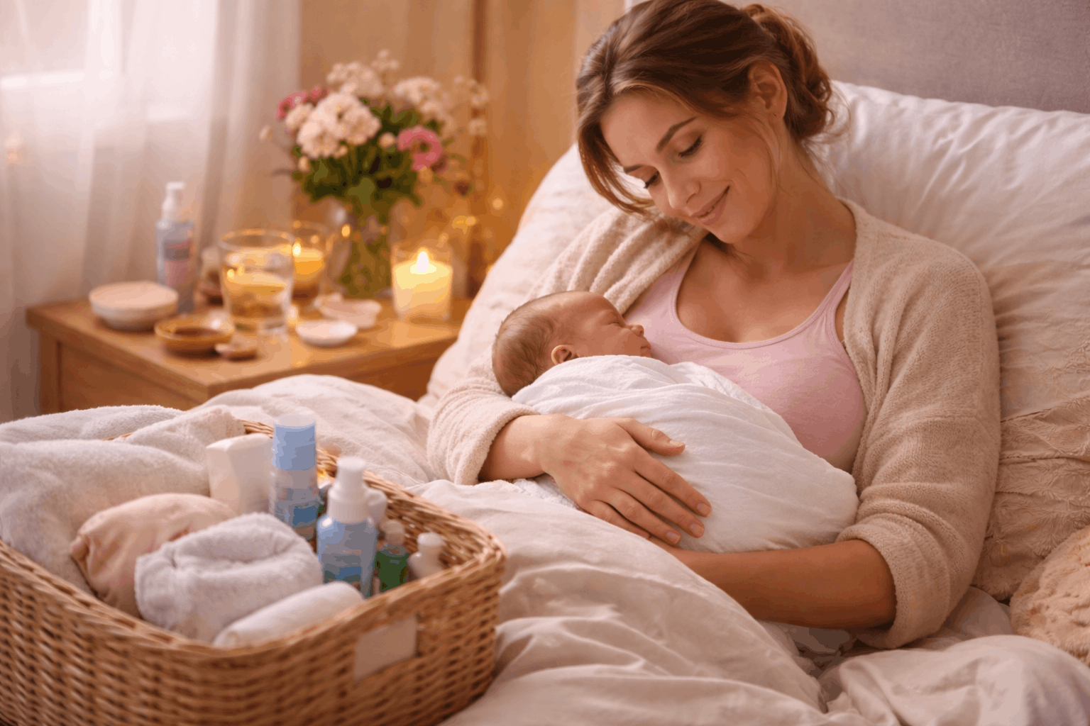 Deine Wochenbett Checkliste: Was du jetzt wirklich brauchst für Heilung, Stillstart & Selbstfürsorge – verständlich & alltagstauglich